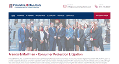 Desktop Screenshot of consumerlawfirm.com
